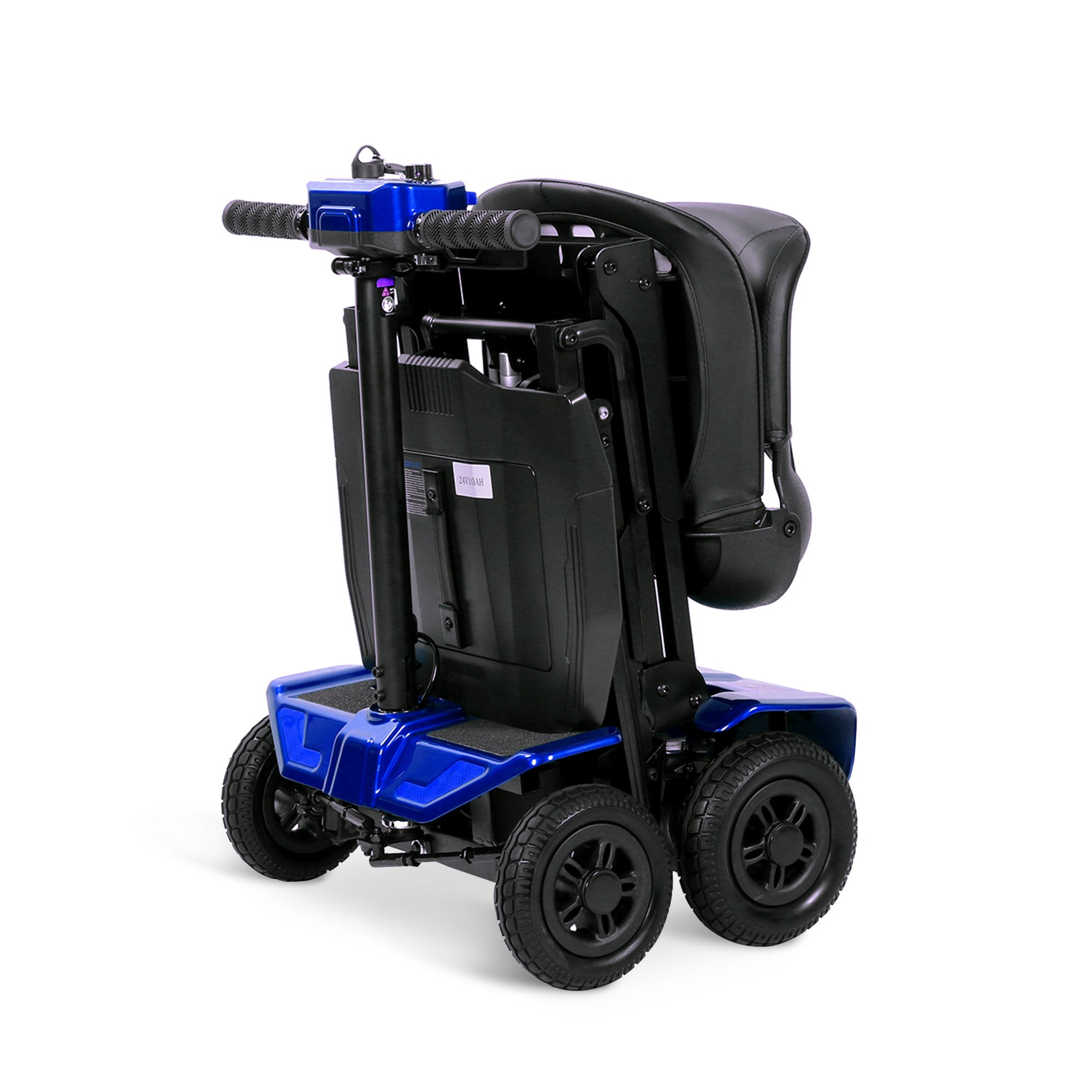 Rubicon FX07 - Deluxe One-Click Fold & Unfold Automatic Foldable Mobility Scooter for Seniors & Disabled Adults | 4-Wheel, Heavy-Duty, Long Range