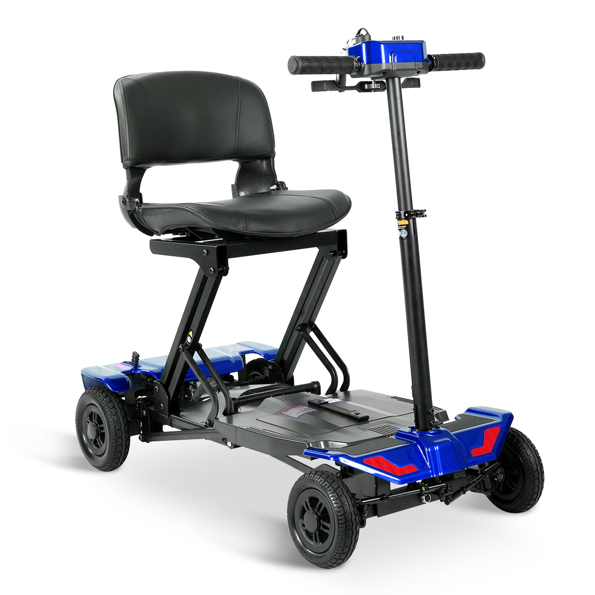 Rubicon FX07 - Deluxe One-Click Fold & Unfold Automatic Foldable Mobility Scooter for Seniors & Disabled Adults | 4-Wheel, Heavy-Duty, Long Range