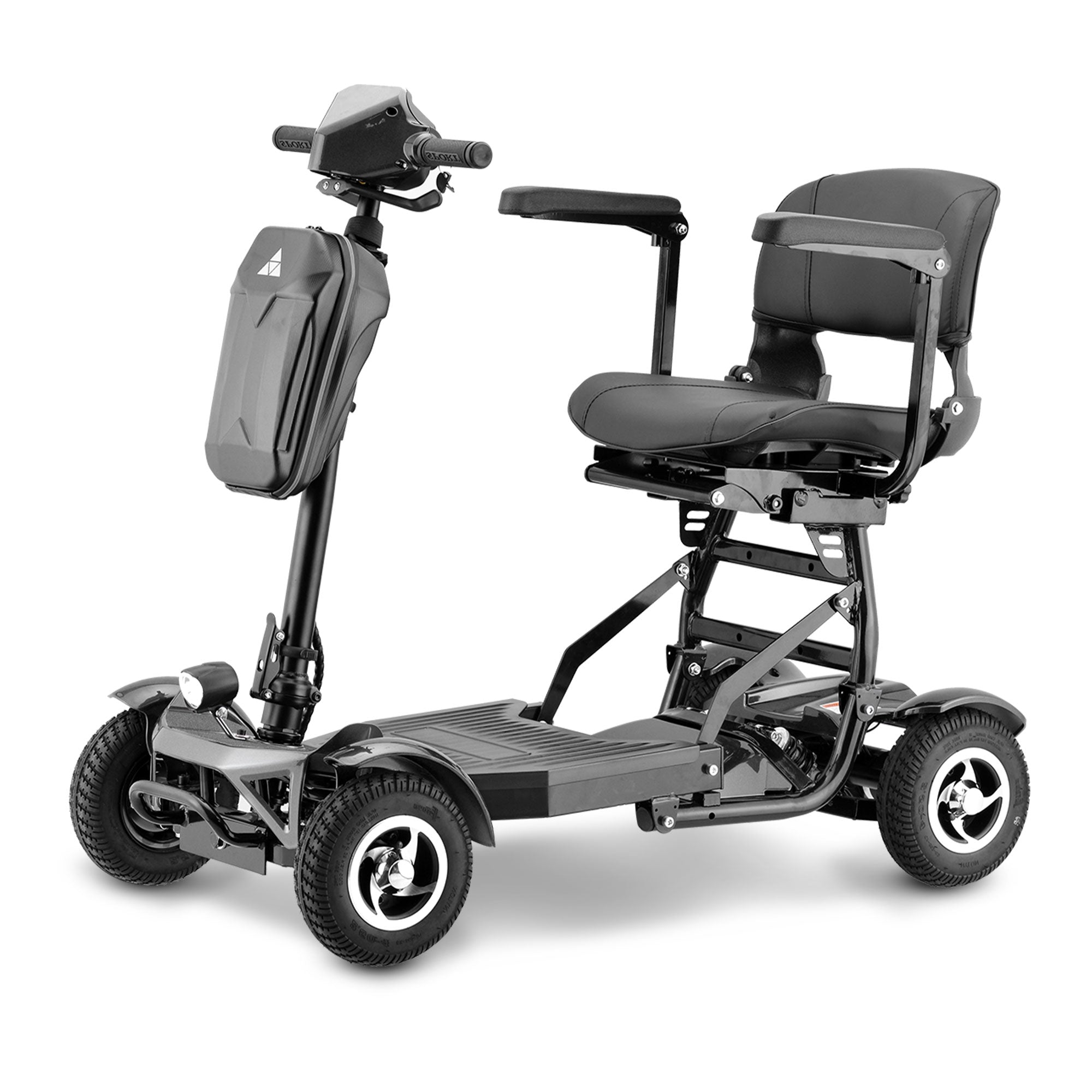 Rubicon FX06 - Foldable, All Terrain, 4-Wheel Mobility Scooter for Seniors & Adults | 3-Speed, 15-Mile Range | Lightweight Disability Scooter
