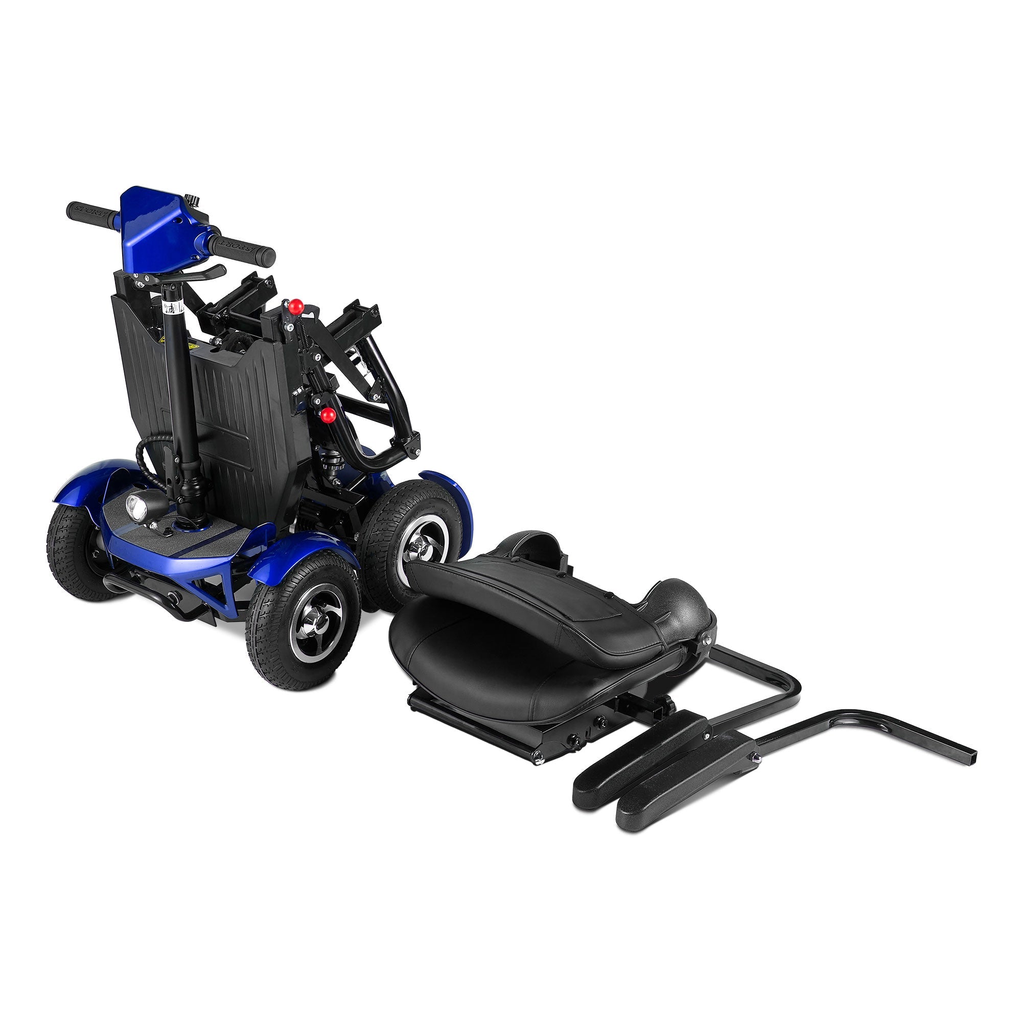 Rubicon FX06 - Foldable, All Terrain, 4-Wheel Mobility Scooter for Seniors & Adults | 3-Speed, 15-Mile Range | Lightweight Disability Scooter