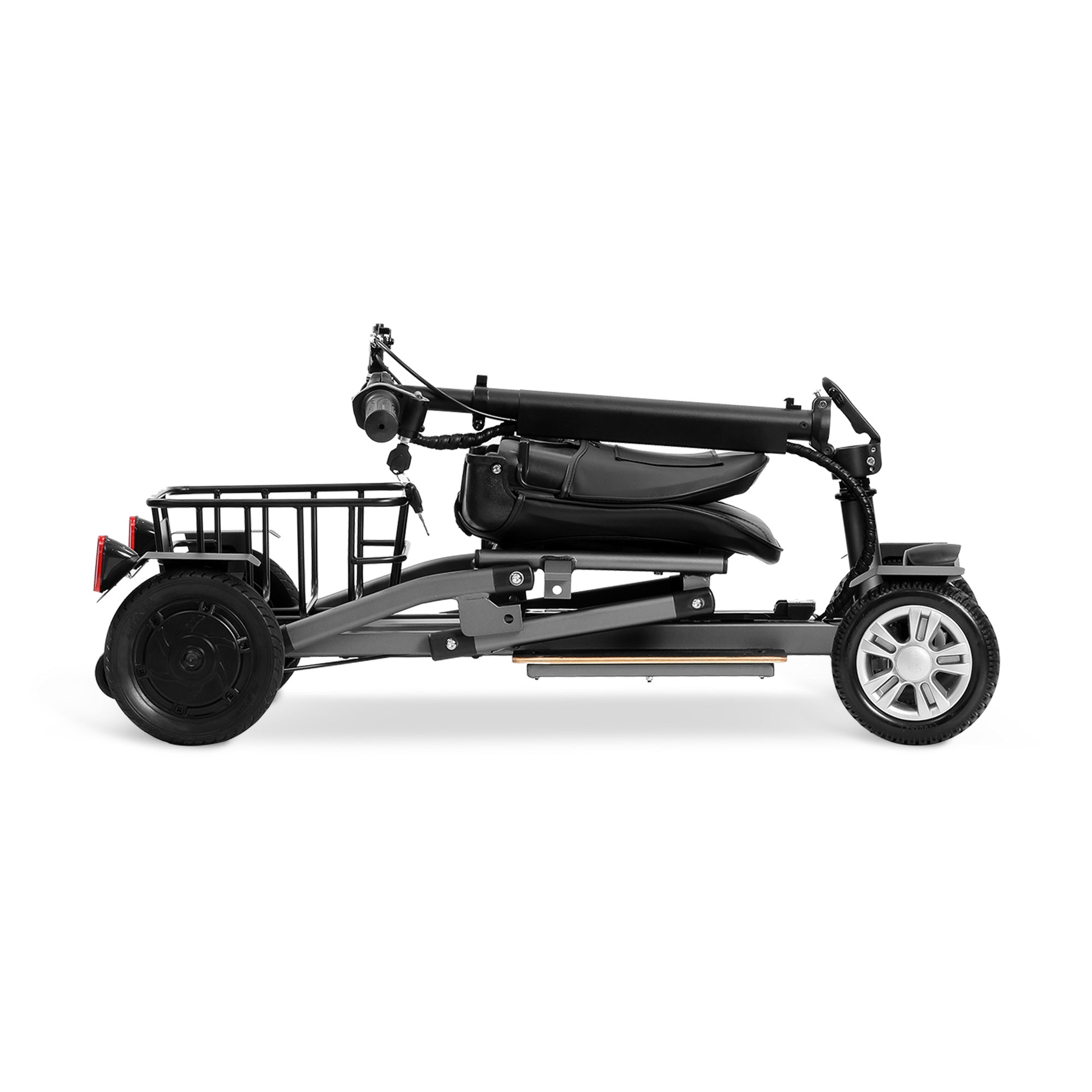 Rubicon FX04 - Compact, Portable, Lightweight Foldable Mobility Scooter for Seniors & Disabled Adults | 4-Wheel, Detachable Lithium Battery